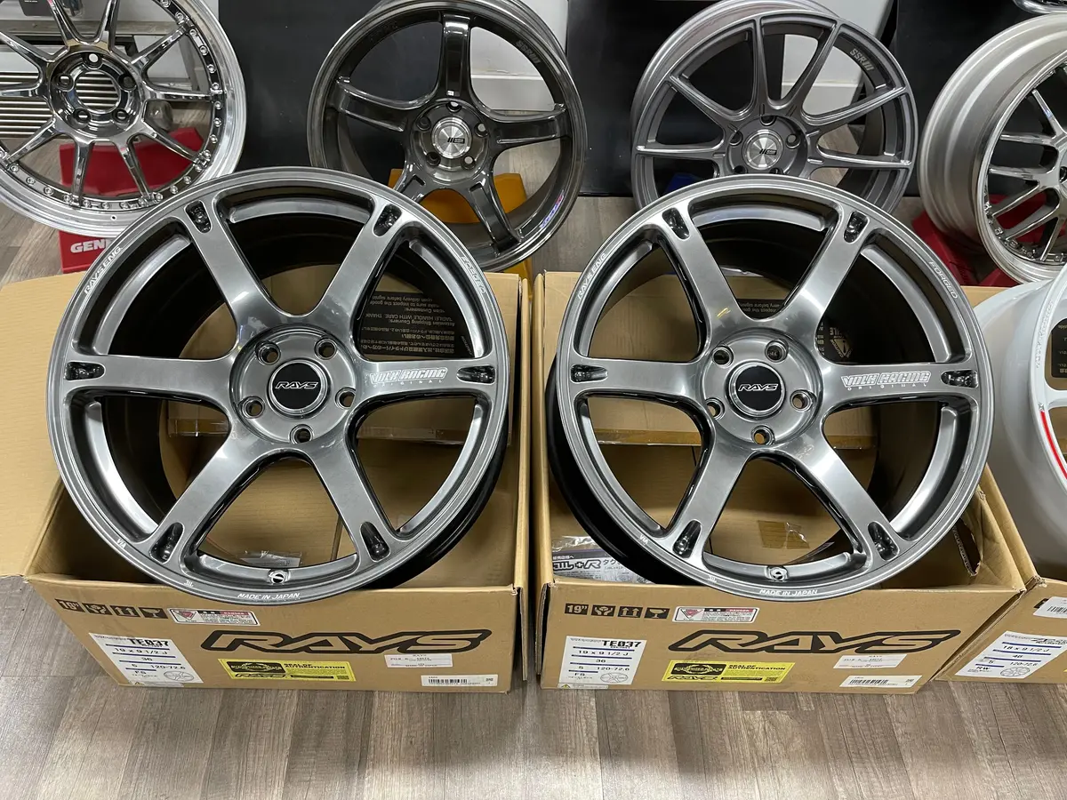 Volk Racing Te037 6061 19X9.5+38 5X120 Formula Silver 1