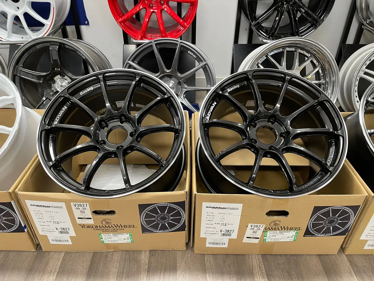 Advan Rsiii 18X9.5+45 5X120 Racing Black Gunmetallic 1
