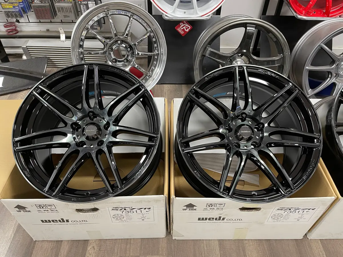 Weds Sa77r Weds Black Clear 18X9.5+38 5X114.3 1