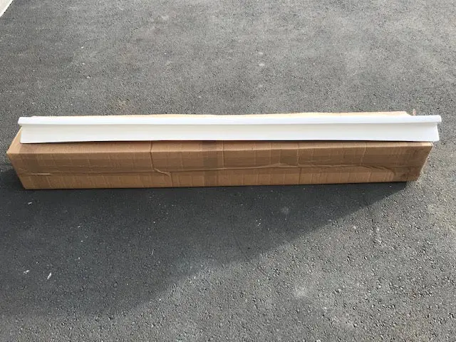 Ford Escort Mk2 Fibreglass Square Edge Rear Spoiler 1