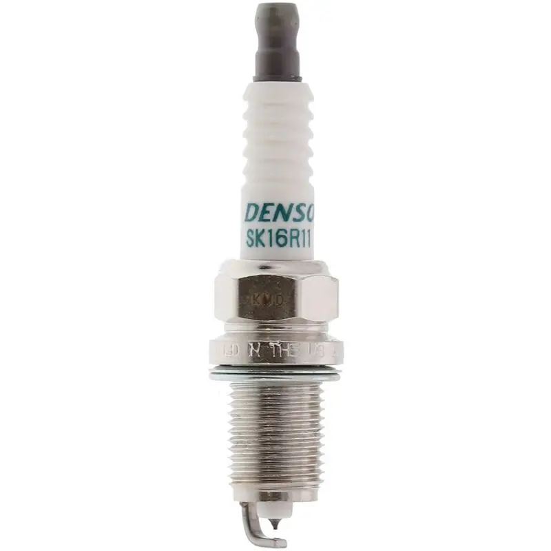 Denso 3324 - Spark Plug; Iridium Long-Life; Resistor; Copper Electrode Core; Iridium Electrode Tip; 14 Millimeter Thread; 16 Millimeter Hex; 1.1 Millimeter Gap; 19 Millimeter Reach; Gasket Seat; Single 1
