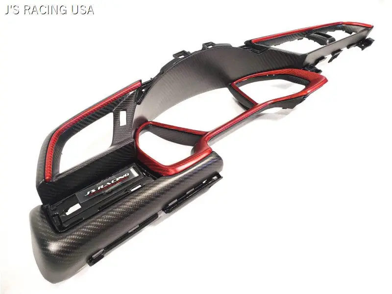 J's Racing Carbon Bezel Meter Honda Civic Type R Fk8 1
