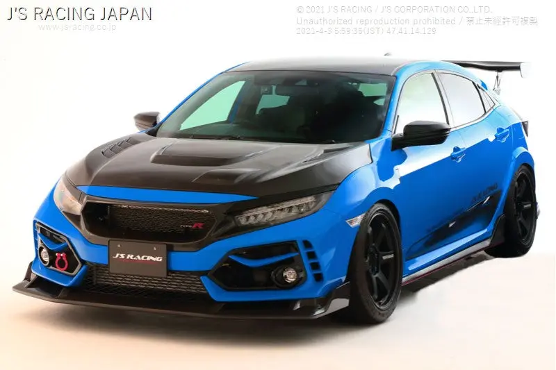 J's Racing Fk8 Type R Front Lip Spoiler 1