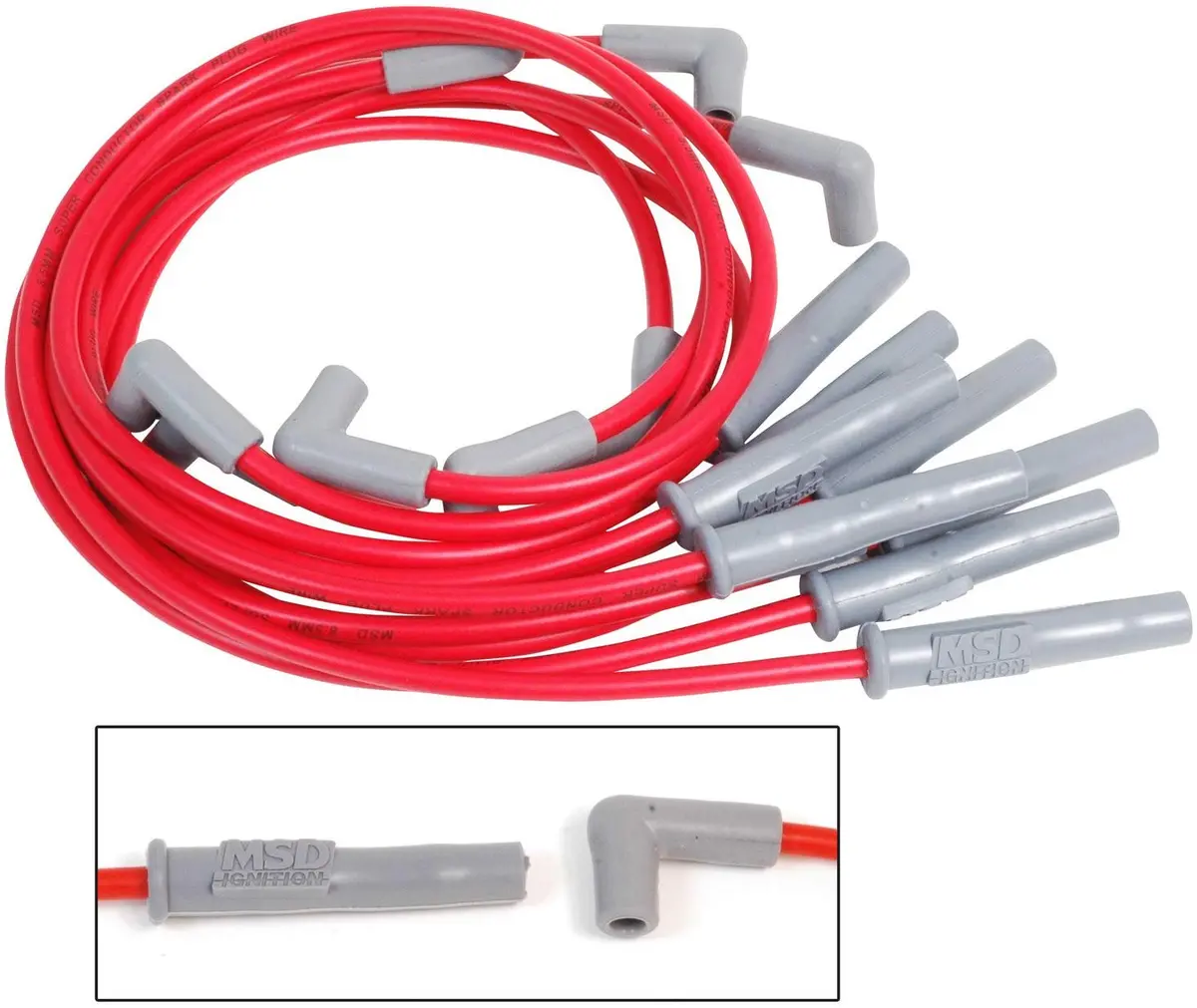 Msd 8.5Mm Super Conductor Spark Plug Wire Sets # 32239 Jeep 4.0 1