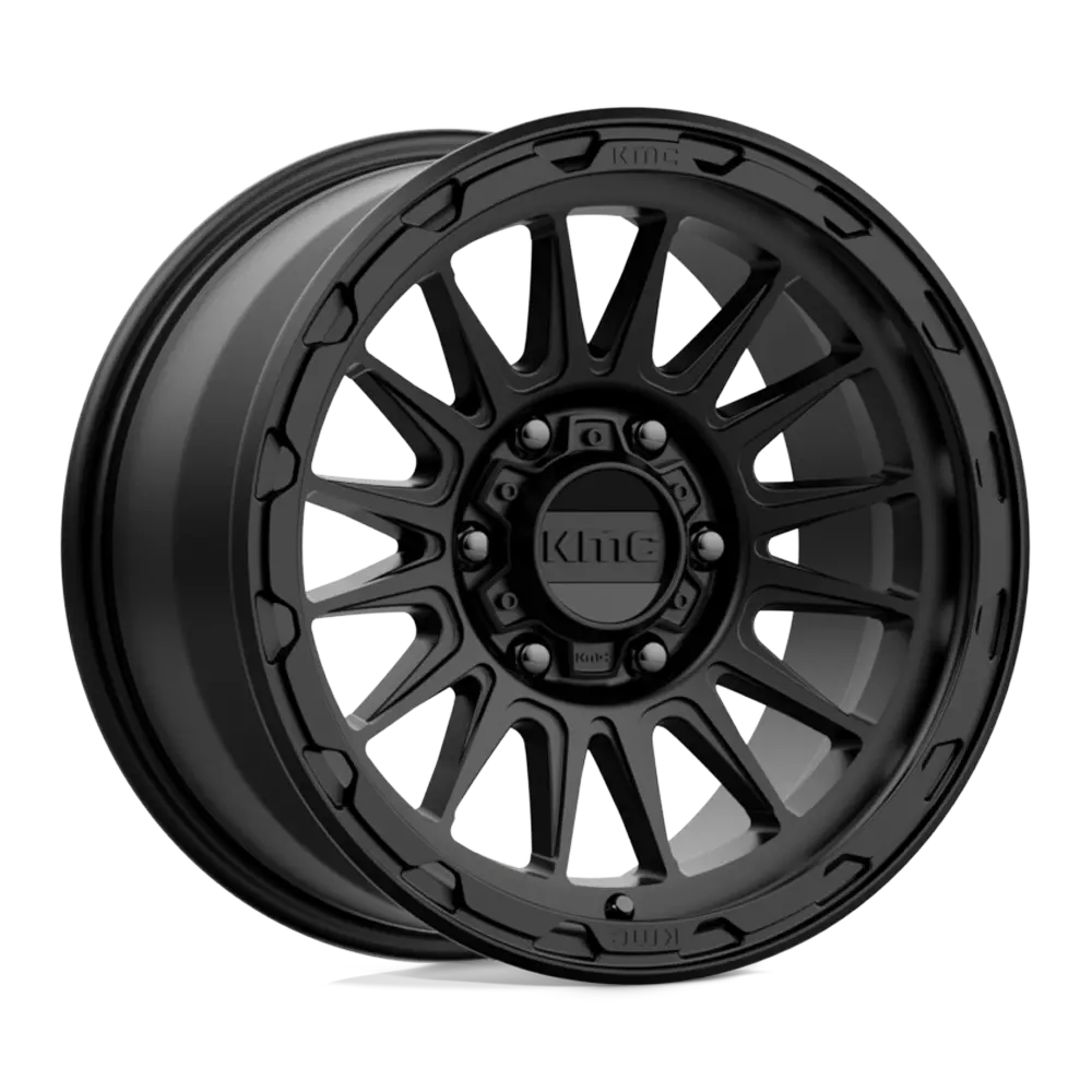 17X9 Satin Black 18Mm Kmc Wheel 1