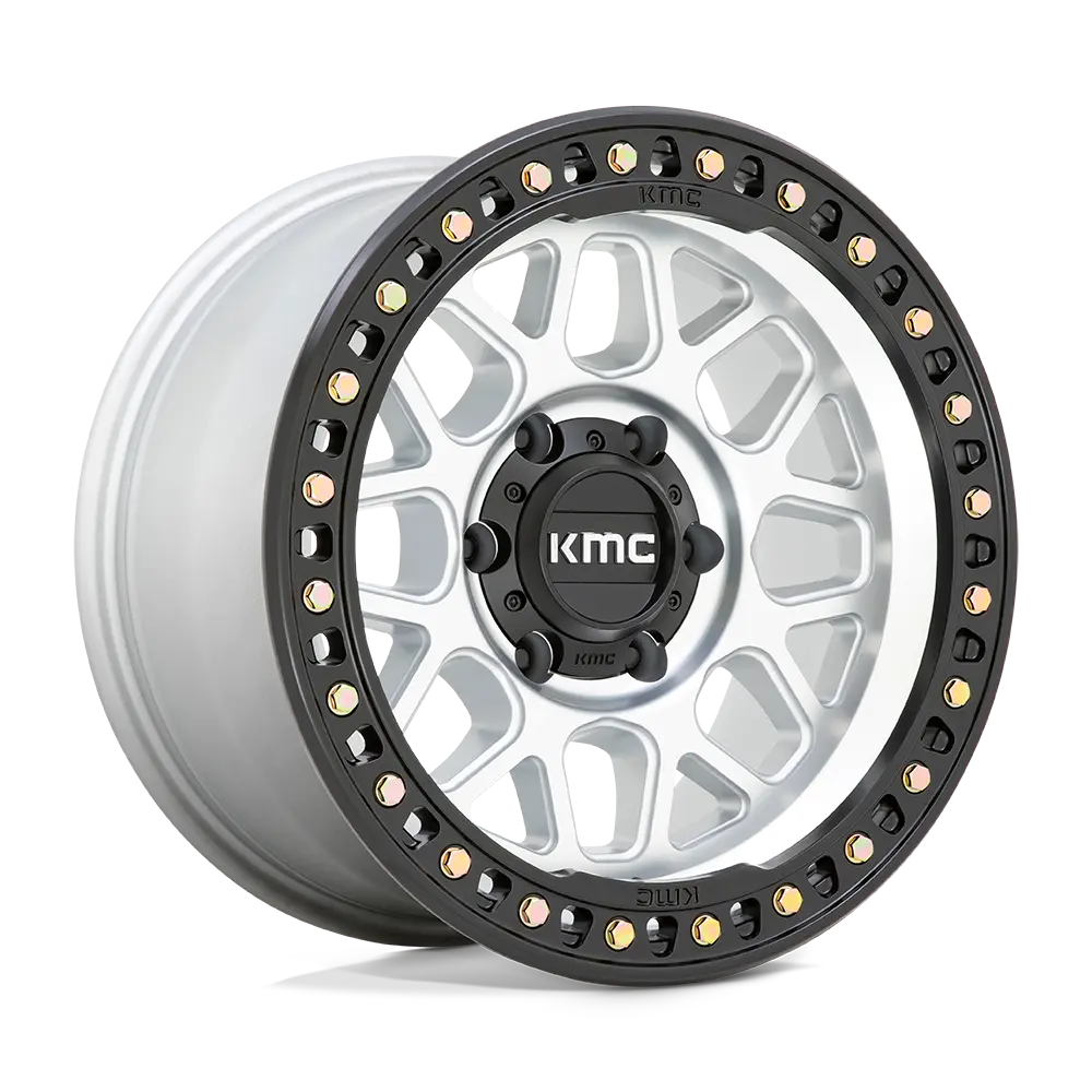 17X9 Machined With Satin Black Lip 18Mm Kmc Wheel 1
