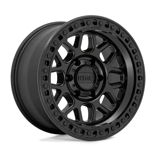 17X9 Satin Black 18Mm Kmc Wheel 2