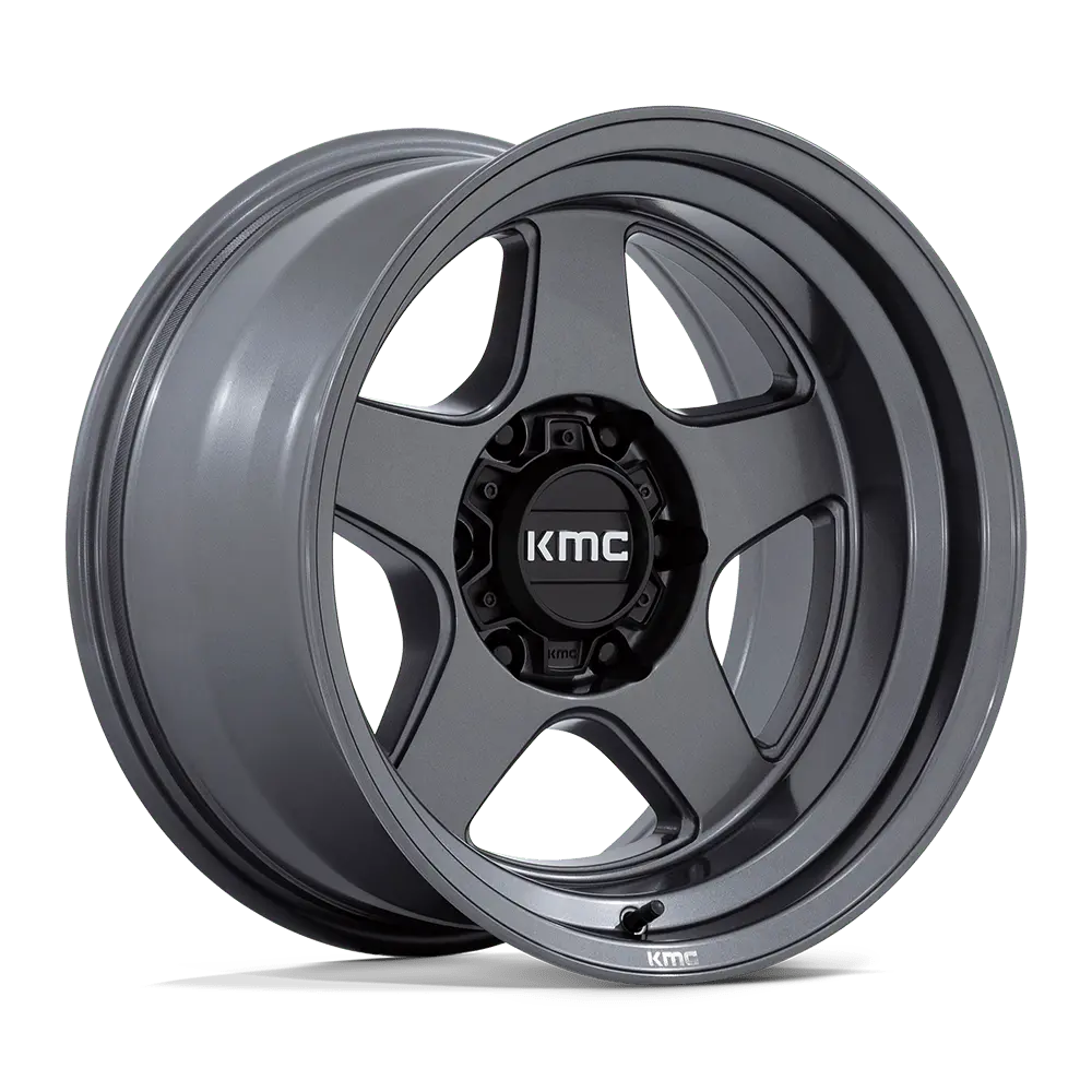 17X8.5 Matte Anthracite 18Mm Kmc Wheel 1
