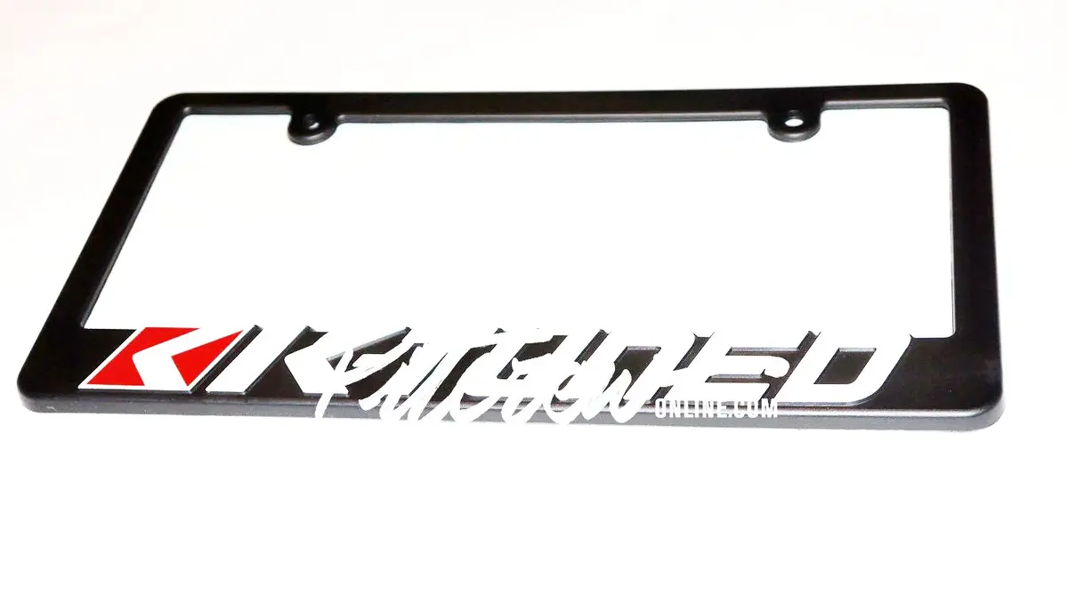 K Tuned License Plate Frame 1