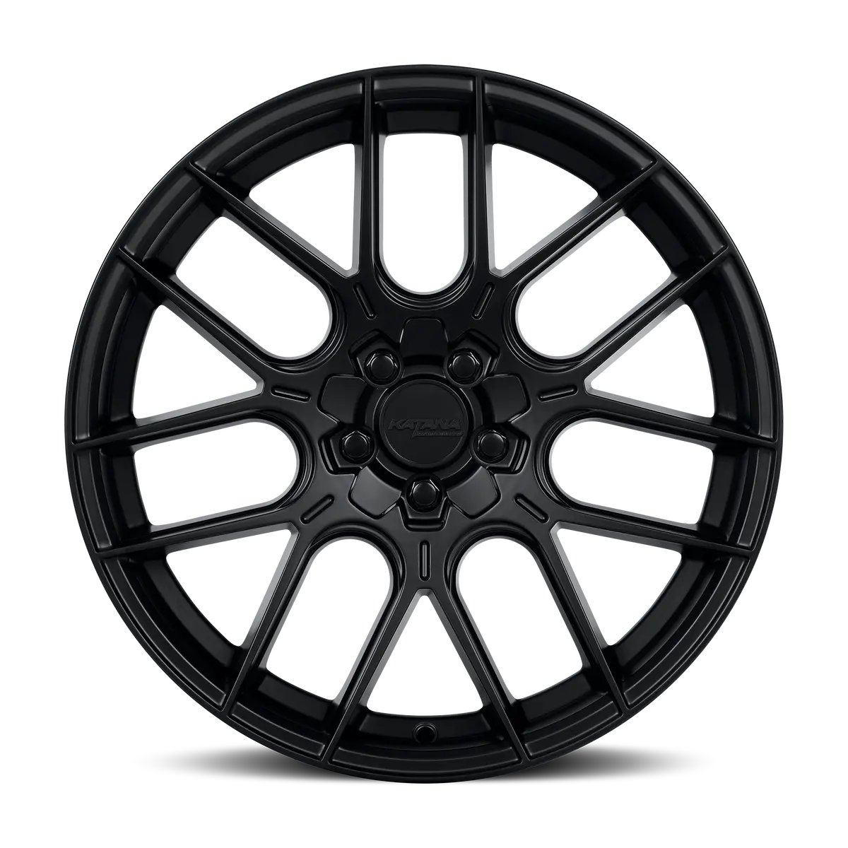 18X8 Katana Racing Kr04 Matte Black Alloy Wheel | Dual 5X100 & 5X114.3 | +40 Et | 73.1Mm Hub | Fits 2015–2021 Subaru Wrx, 2018–2022 Honda Accord 1