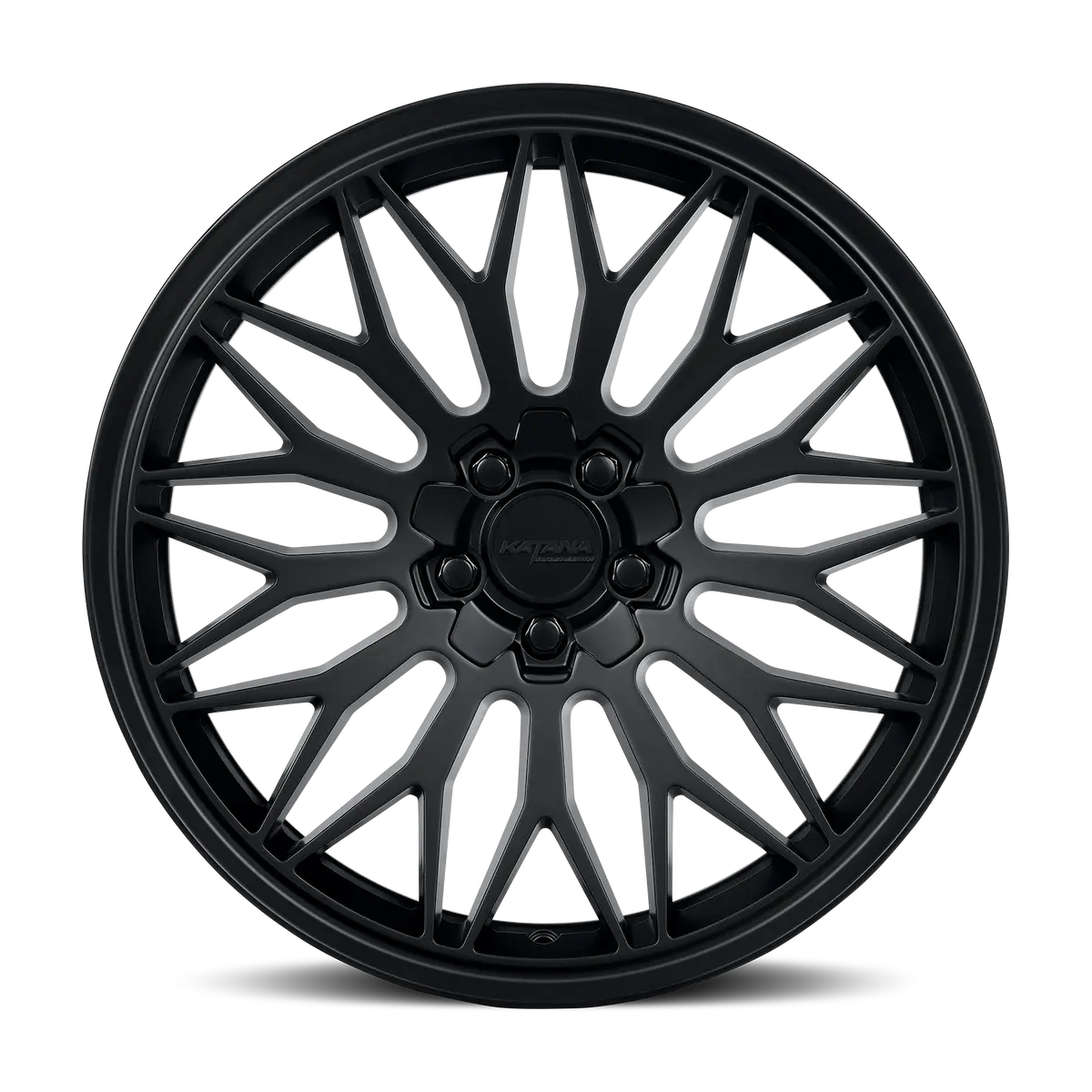 18X8 Katana Racing Kr05 Matte Black Alloy Wheel | Dual 5X100 & 5X114.3 | +40 Et | 73.1Mm Hub | Fits 2015–2021 Subaru Wrx, 2018–2023 Toyota Camry 1