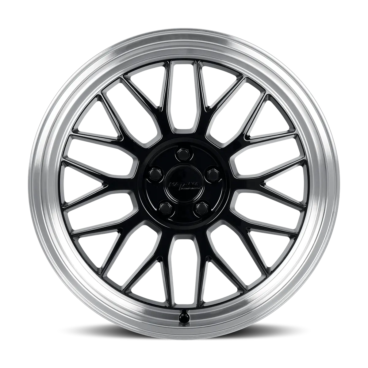 18X8 Katana Racing Kr06 Glossy Black Machined Lip Alloy Wheel | 5X100 | +40 Et | 73.1Mm Hub | Fits 2015–2021 Subaru Wrx 1