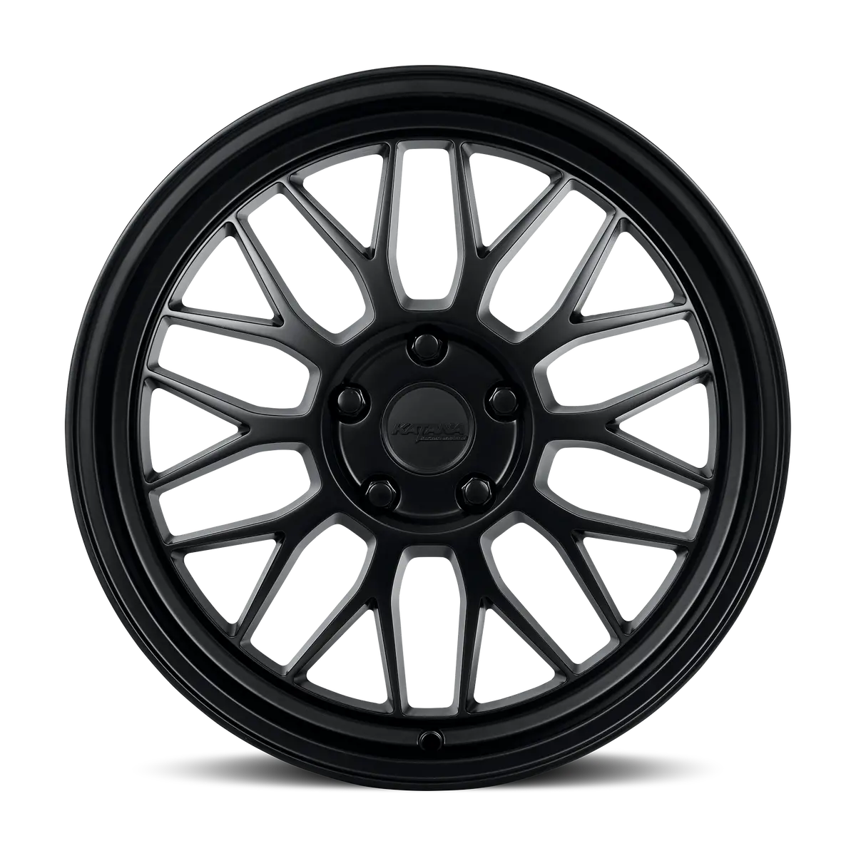 18X8 Katana Racing Kr06 Matte Black Alloy Wheel | 5X114.3 | +40 Et | 73.1Mm Hub | Fits 2018–2022 Honda Accord 1