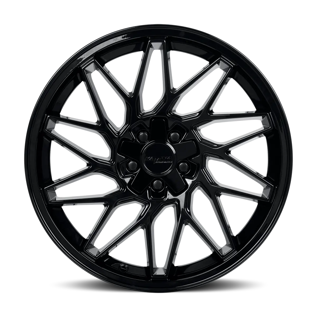 18X8 Katana Racing Kr09 Glossy Black Alloy Wheel | Dual 5X100 & 5X114.3 | +40 Et | 73.1Mm Hub | Fits 2015–2021 Subaru Wrx, 2018–2023 Toyota Camry 1
