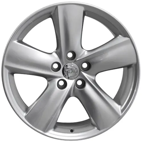 18" Replica Wheel Lx19 Fits Lexus Is- Design Two With Lug Nuts |Black - Toyota/Lexus Passenger Car - Factory Shank With Washer - Set Of 20 - 12X1.5Mm - 13/16" Hex 1