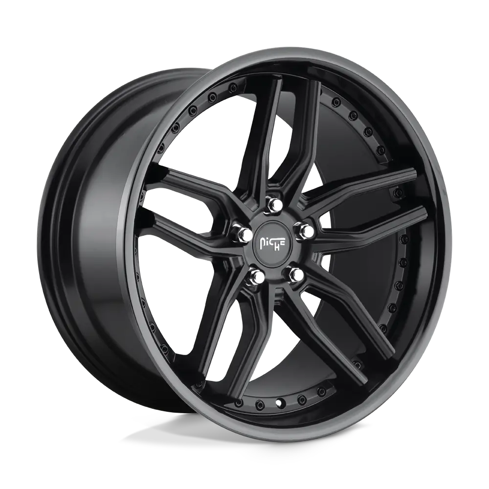 20X9 Gloss Black Matte Black 35Mm Niche 1Pc Wheel 1
