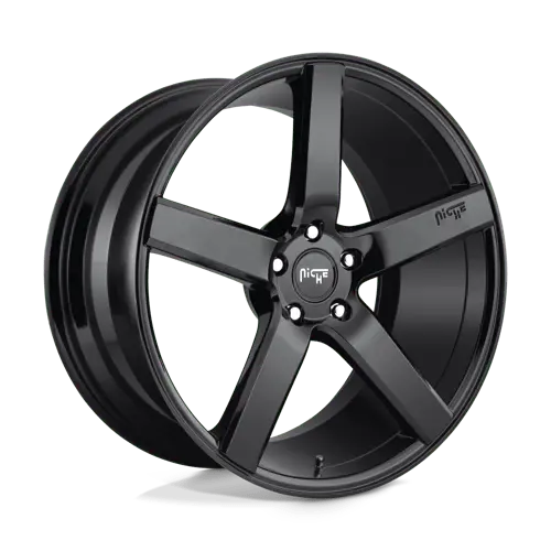 20X8.5 Gloss Black 35Mm Niche 1Pc Wheel 2