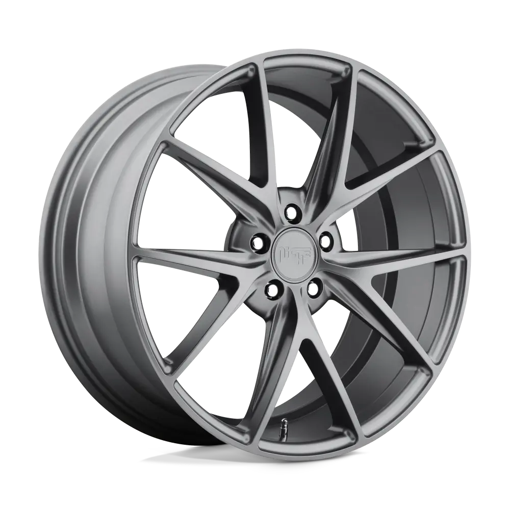 18X8 Matte Gun Metal 40Mm Niche 1Pc Wheel 1