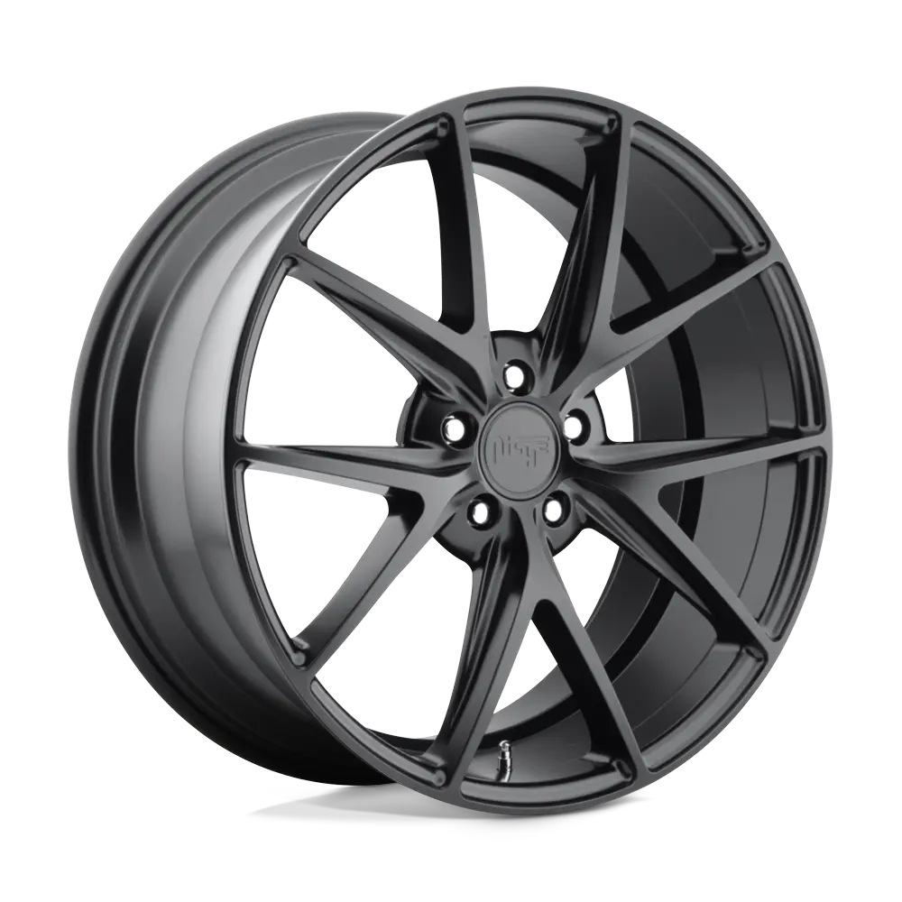 18X9.5 Matte Black 40Mm Niche 1Pc Wheel 1