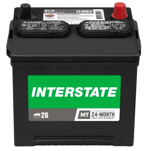 Polaris Rzr 1000 & Rzr Turbo S Interstate Battery  Group Size 26 1