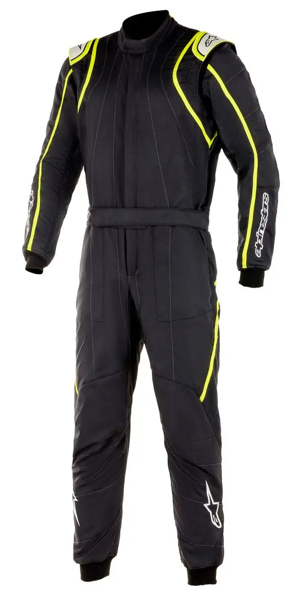 Alpinestars Gp Race V2 Race Suit Black/Yellow Fluro - Fia 8856-2018 1