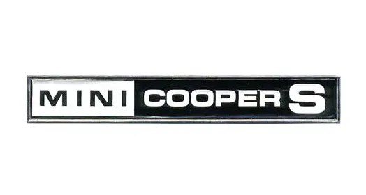 Mk3 Cooper S Badge 1