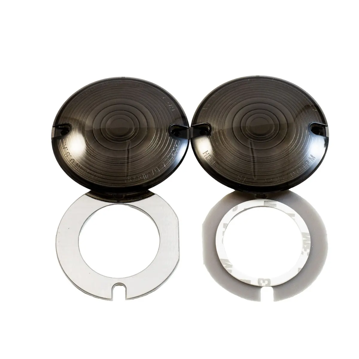 Og Smoked Bagger Turn Signals Lens Kit 1
