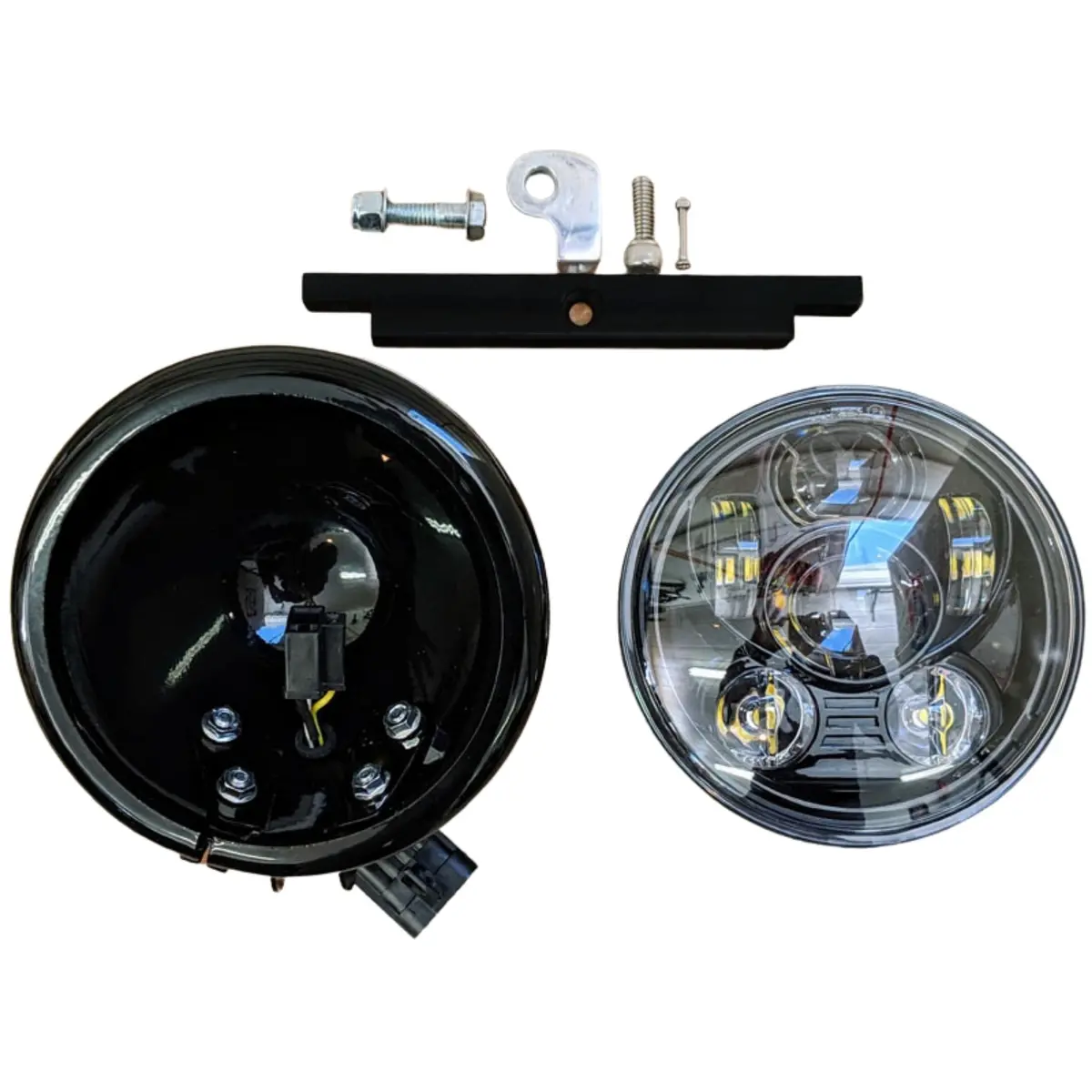Og Softail Fatbob Complete Headlight Conversion Kit 1