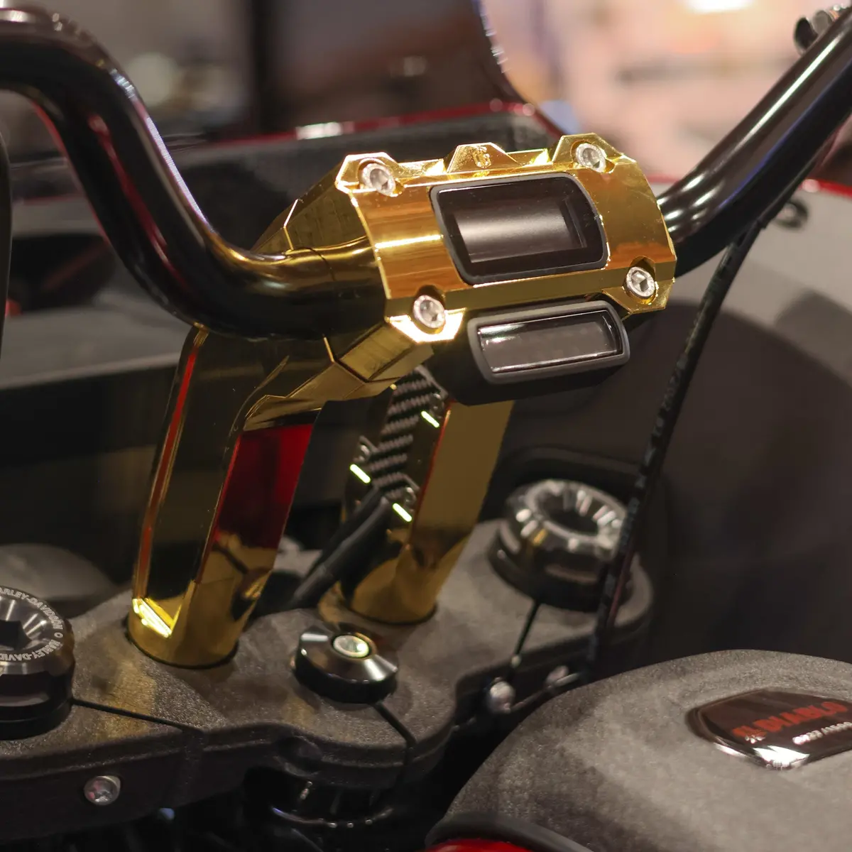 Og 6.5" Pull Back Risers - Gold Plating Limited Edition 1