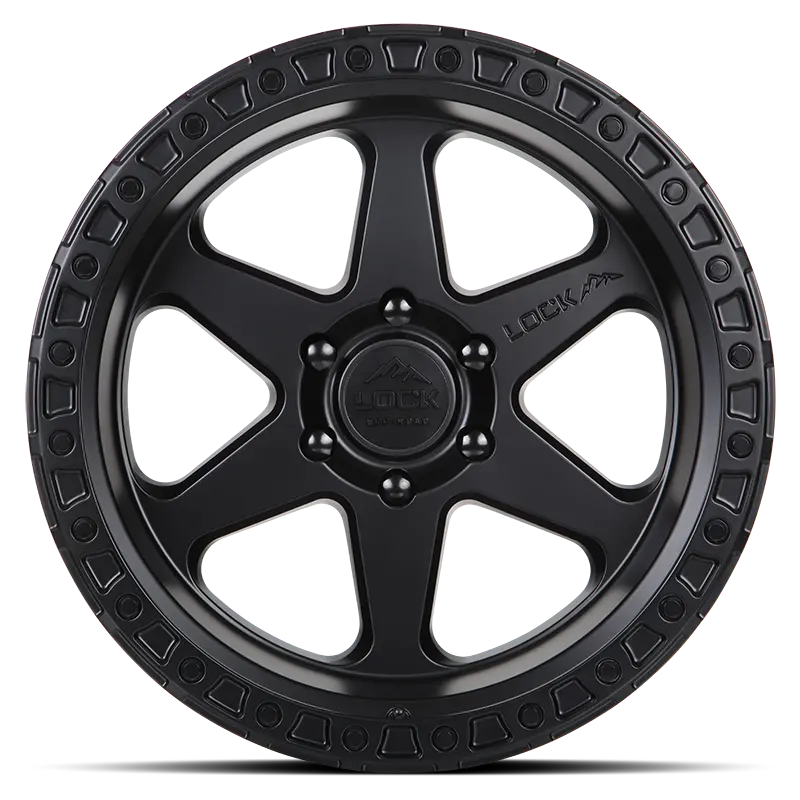 17X9 Lock Offroad Olympus Matte Black W/ Matte Black Ring | 6X139.7 | -35 Et | 106.2Mm Hub | Fits Toyota Tacoma (2005–2024), Toyota 4Runner (2003–2024) 2
