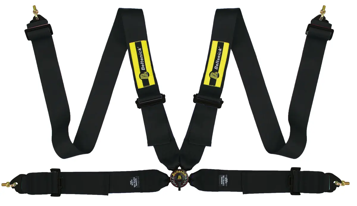 Beltenick Digger Fia 4 Point 3" Camlock Belt 2025 Q/R Top Adjusters For Easy Use In Black 1