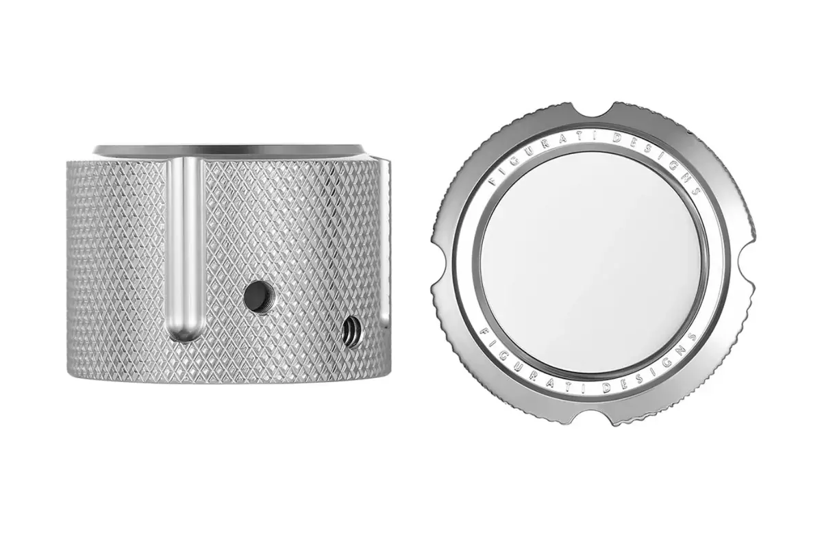 Figurati Designs Harley-Davidson Stainless-Steel Front Axle Nut Covers 1