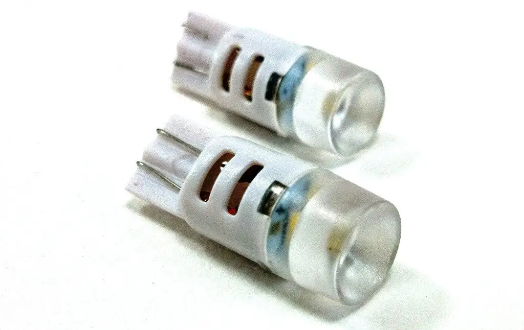 Bbm 1W 3-Smd Wedge 3014 Led Light Bulbs W/ Wide Angle Lens (White) - T10 158 168 175 194 2823 2825 W5w 912 921 (Free Shipping) 1