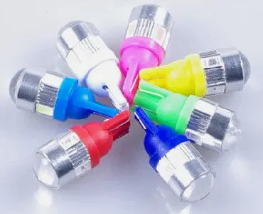 Bbm 3W 6-Smd Wedge 5730 High Power Cree Led Light Bulbs W/ Fish Eye Lens (White / Amber / Red / Blue / Green / Purple) - T10 158 168 175 194 2823 2825 W5w 912 921 (Free Shipping) 1