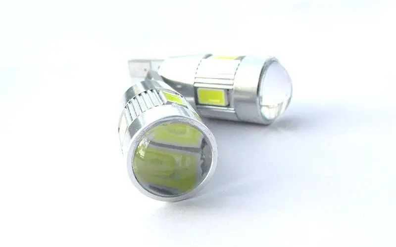 Bbm Canbus 3W 6-Smd Wedge 5730 High Power Cree Led Light Bulbs W/ Fish Eye Lens (White) - T10 158 168 175 194 2823 2825 W5w 912 921 (Free Shipping) 1