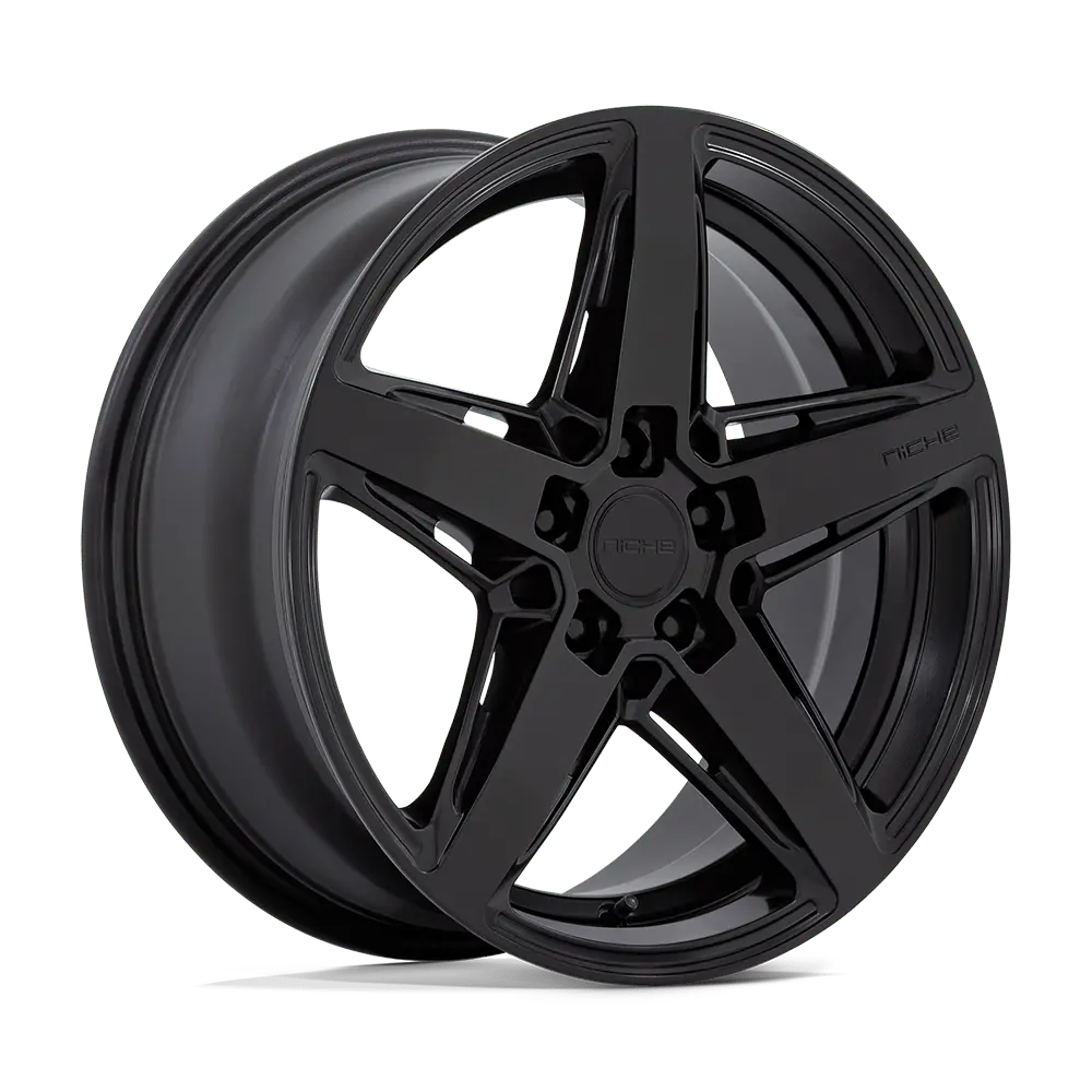 18X8 Matte Black 30Mm Niche 1Pc Wheel 1