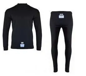 Black - Fia / Sfi Underwear Set Long Sleeve & Long Leg 2