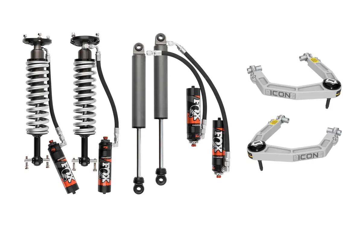 3.5" Lift Kit With Fox 2.5 Performance Elite Shocks And Icon Billet Upper Control Arms 2019-2025 Chevrolet/Gmc Silverado/Sierra 1