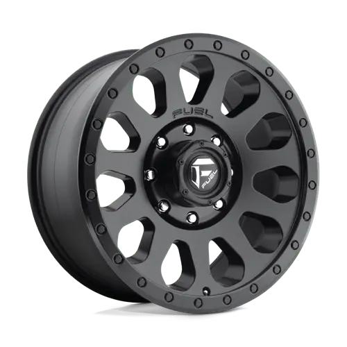 17X8.5 Matte Black 07Mm Fuel 1Pc Wheel 2