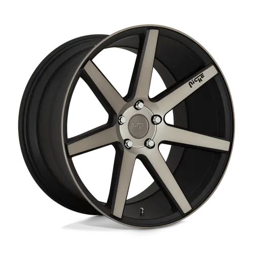 20X9 Matte Black Machined 35Mm Niche 1Pc Wheel 2