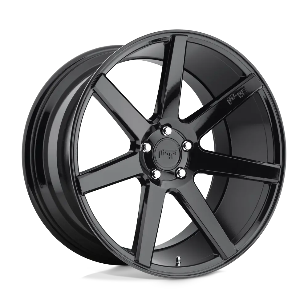 18X8 Gloss Black 40Mm Niche 1Pc Wheel 1