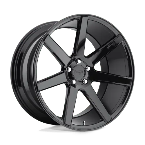 18X8 Gloss Black 40Mm Niche 1Pc Wheel 2