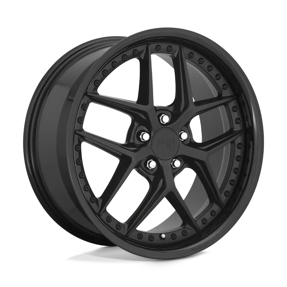 20X9 Gloss Black Matte Black 35Mm Niche 1Pc Wheel 1