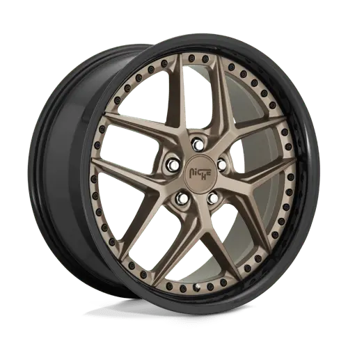 20X9 Matte Bronze Black Bead Ring 35Mm Niche 1Pc Wheel 2
