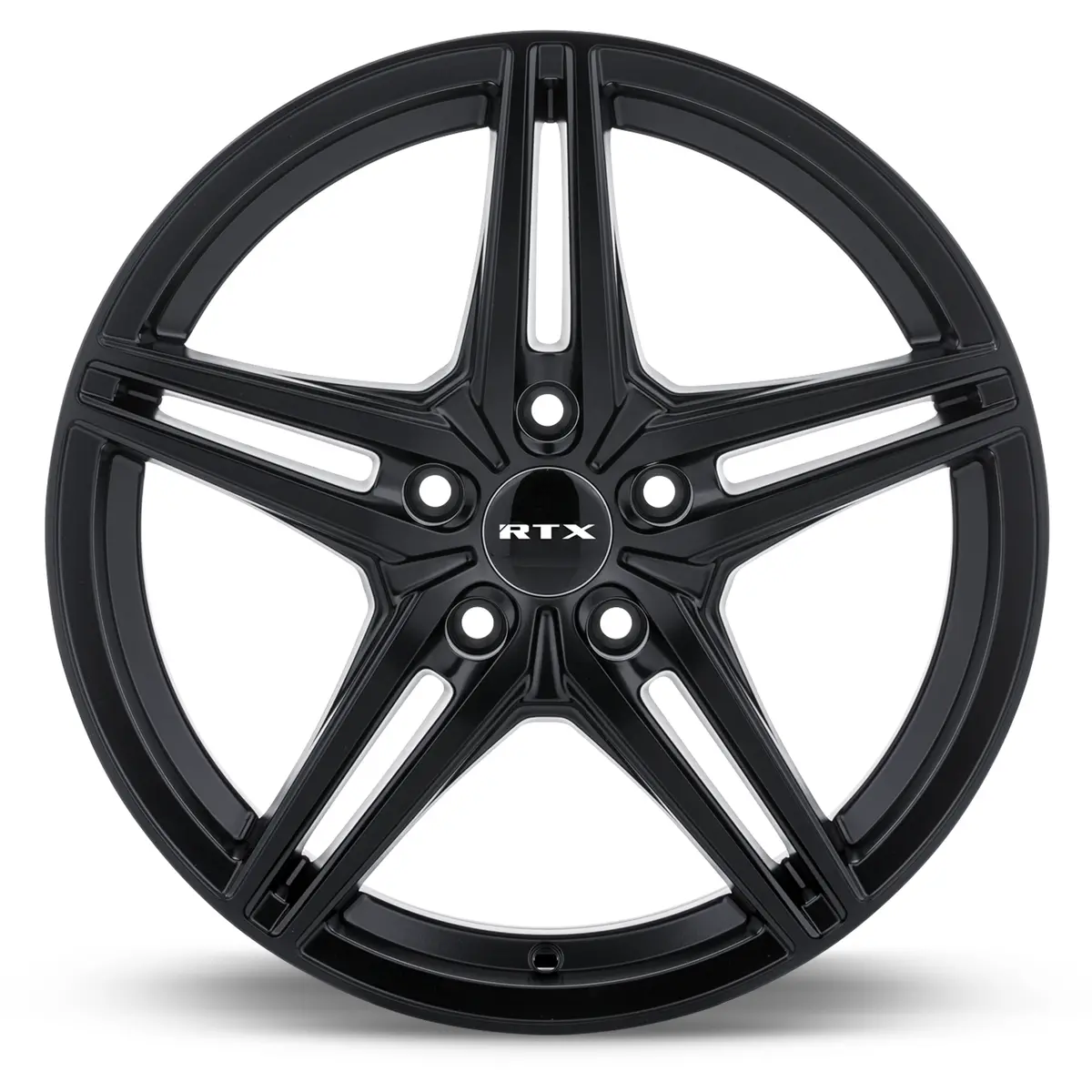 18X8 Premium Alloy Wheel – Rtx Bern Satin Black – 5X112 Et42 Cb66.6 – Fits Audi A4 2009-2024, Vw Passat 2012-2024, Mercedes C-Class 2008-2021 2