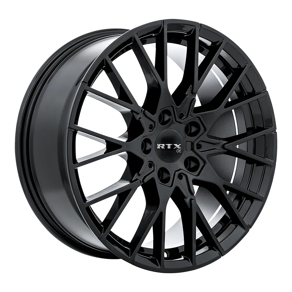 RTX Beyreuth 19x9 Gloss Black Alloy Wheel – 5x112, ET40, CB 66.6 – Compatible with Audi A5