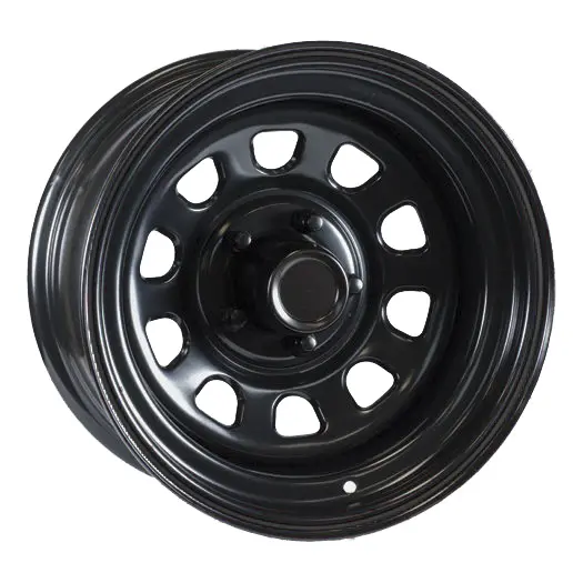 15X10 Black Wheel – Ceco Daytona Cd845012 – 5X114.3 Et-38 Cb83.8 – Fits Mustang, 240Sx, Drift Applications (2000-2024) 1