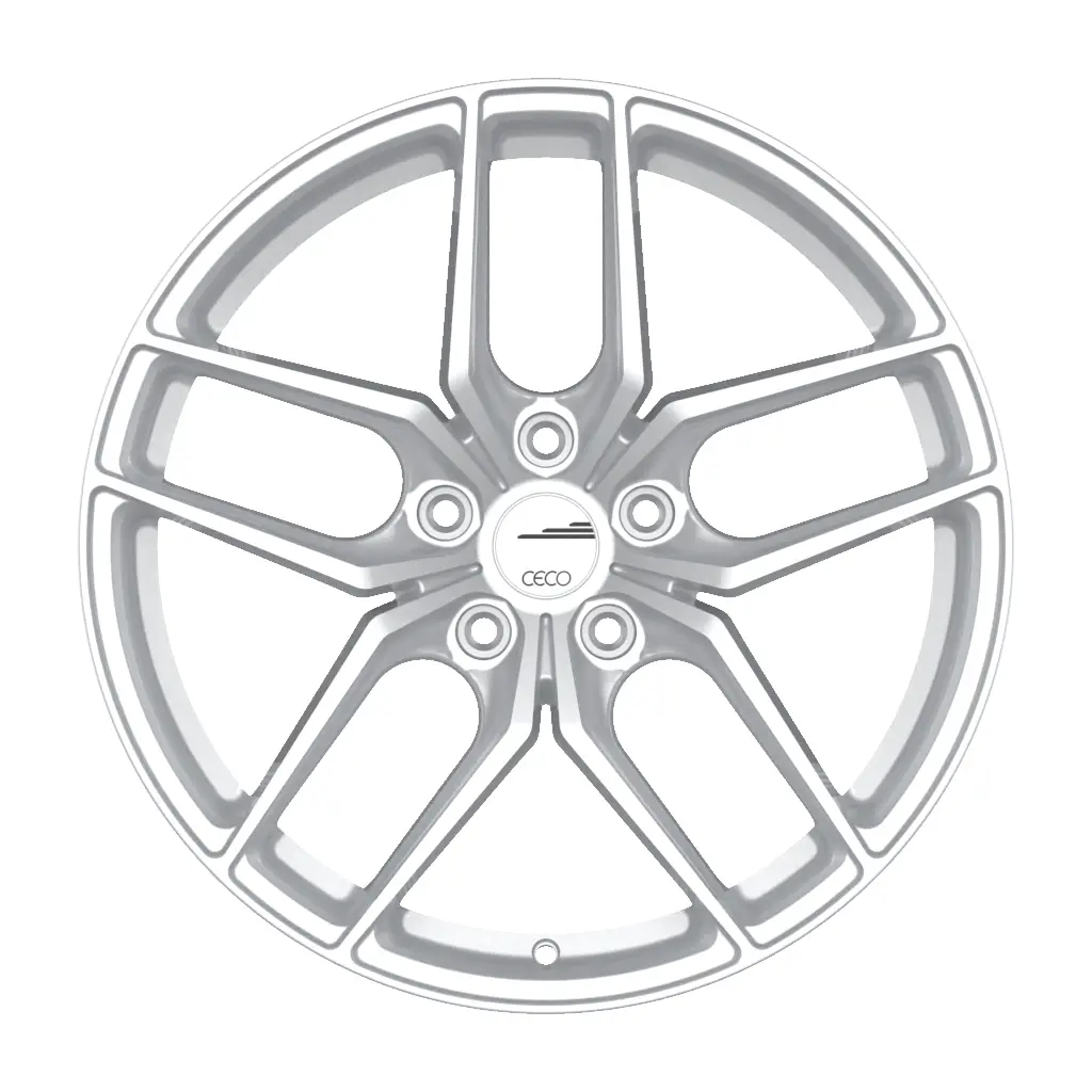 17X7.5 Hyper Silver Wheel – Ceco C01 178624 – 5X114.3 Et40 Cb67.1 – Fits Honda Accord 2003–2024 2