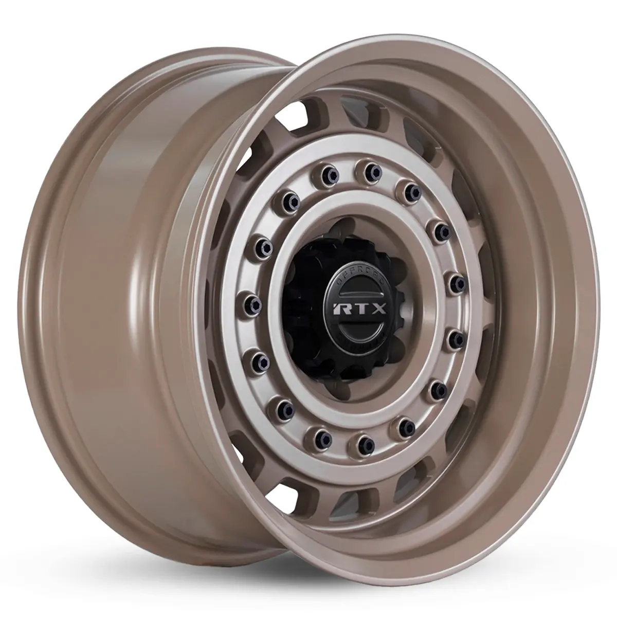 18X9 Alloy Wheel - Rtx Crusader 083449 Desert Sand , With 6X139.7 Bolt Pattern , 0.0 Offset , 106.1 Hubbore 
Toyota Tacoma  2002 - 2004 1