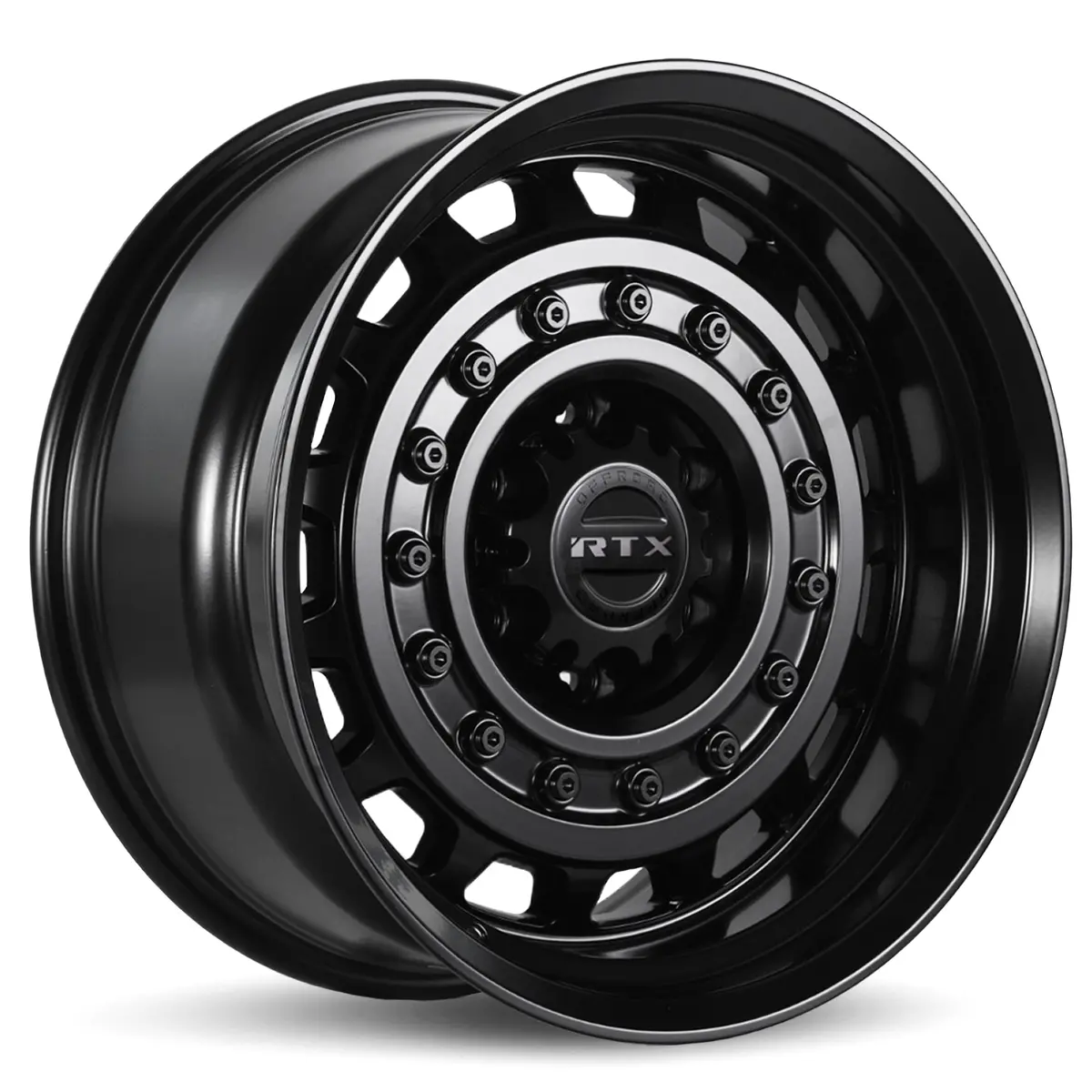 18X9 Alloy Wheel - Rtx Crusader 083451 Satin Black , With 6X139.7 Bolt Pattern , 0.0 Offset , 106.1 Hubbore Vitara Hd 1
